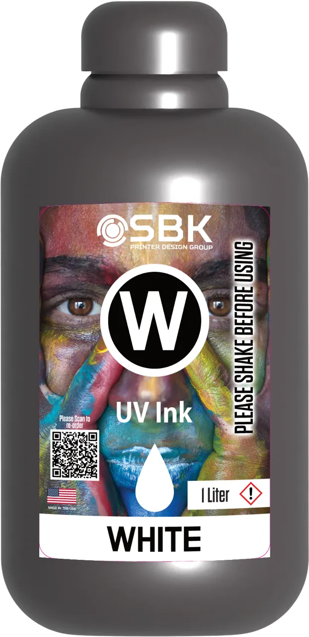 white white uv ink